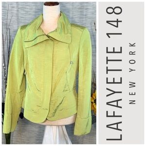 Lafayette 148 of New York lime green jacket.